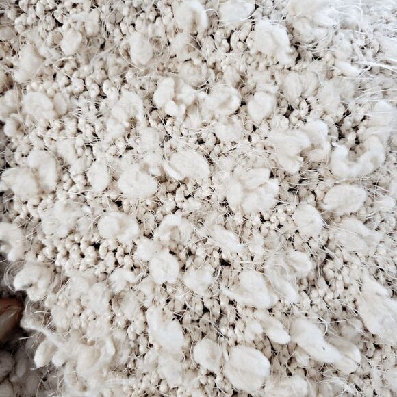 Sioni Cream Women's Sleeveless Sweater Vest Open Front Knit Cardigan Size PM - Picture 7 of 8